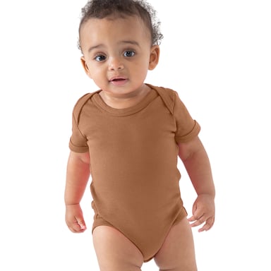 Babybugz Baby Plain Bodysuit (Toffee)