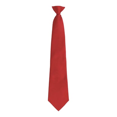 Premier Colours Orginals Fashion Clip-On Tie (Red)