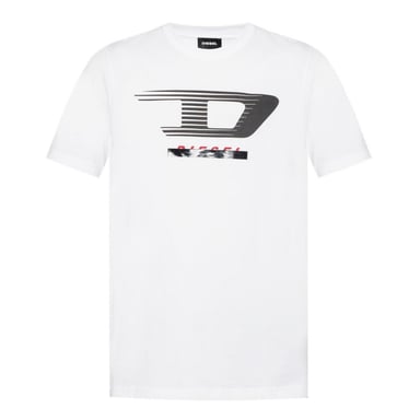 Diesel T-Just-Y4 D-logo wit T-shirt
