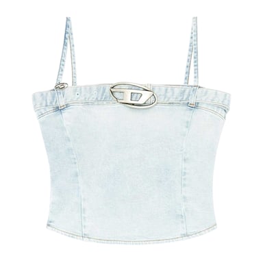 Diesel Womens/Ladies Lucy Denim Slim Tank Top (Blue)