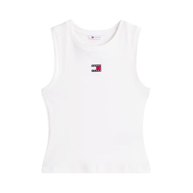 Tommy Jeans Womens/Ladies Slim Tank Top (Ecru)