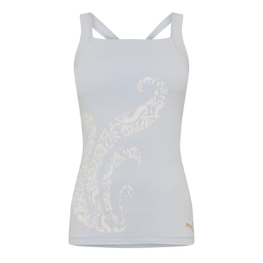Puma Womens/Ladies Vintage Floral Vest Top (White)