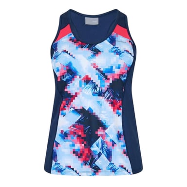 Head Womens/Ladies Ava Scoop Neck Tank Top (Blue/Pink)