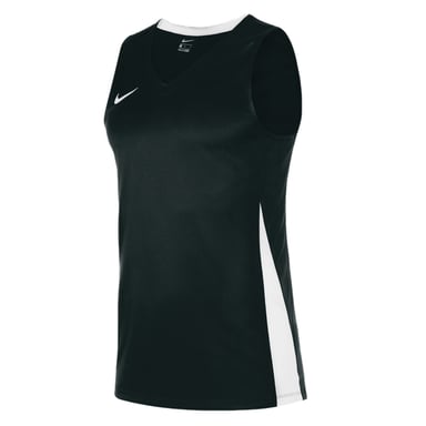 Nike Mens Team V Neck Basketball Jersey (Black/White)