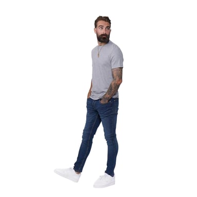 Firetrap Mens Denim Skinny Jeans (Dark Wash)