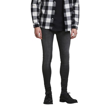 Jack And Jones Mens Spry Skinny Jeans (Black Denim)
