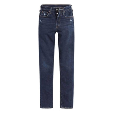 Levis Womens/Ladies Cotton Denim Skinny Jeans (Dark Blue)