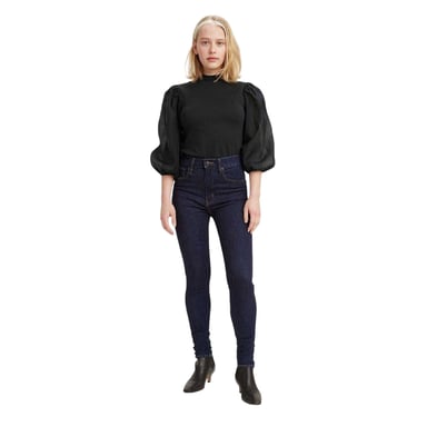 Levis Womens/Ladies Mile High Cotton Blend Super Skinny Jeans (Denim)
