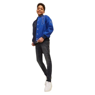 Jack And Jones Boys Denim Skinny Jeans (Black Denim)