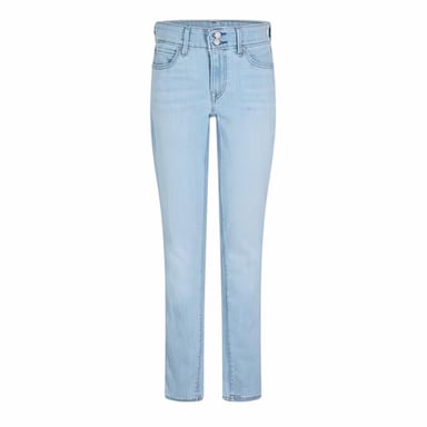 Levis Womens/Ladies 711 Double Button Skinny Jeans (Azure)