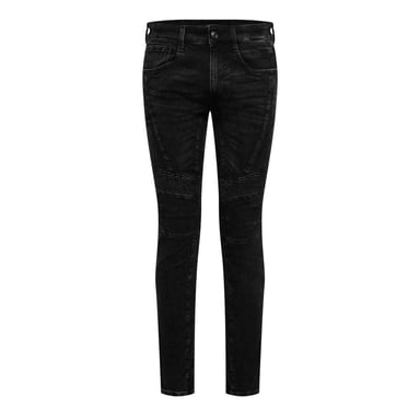 Replay Mens Zaldok Cotton Blend Skinny Jeans (Grey)