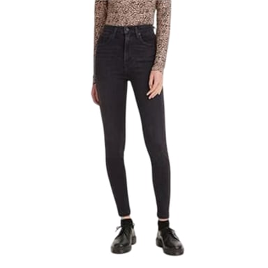 Levis Womens/Ladies Mile High Cotton Blend Super Skinny Jeans (Dark Ground)