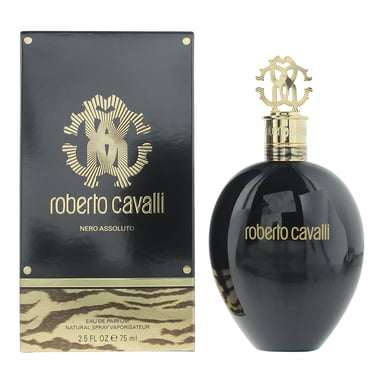 Roberto Cavalli Nero Assoluto Eau de Parfum 75ml Spray voor Haar