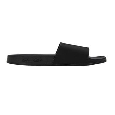 Born Rich Unisex Adult Barreca Logo Flat Slides (Black/White)