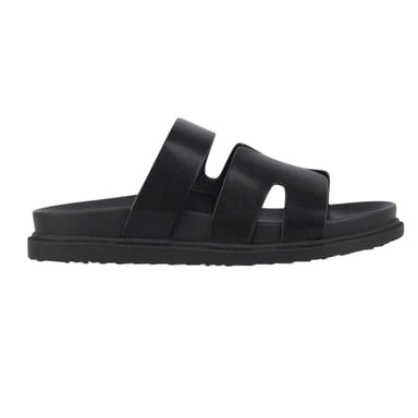 Miso Womens/Ladies Leather Slide (Black)