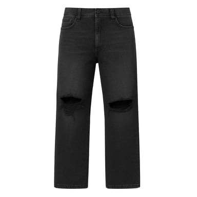 Firetrap Mens Baggy Jeans (Black Wash)