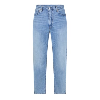 Levis Mens 555 Cotton Denim Relaxed Fit Jeans (Linen Blue)