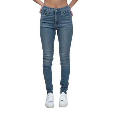 Levis Womens/Ladies 720 High Rise Super Jeans (Light Blue)