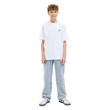 Jack And Jones Boys Chris Denim Relaxed Fit Jeans (Blue Denim)