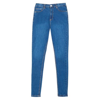 Be You Girls Cotton Denim Skinny Jeans (Blue)