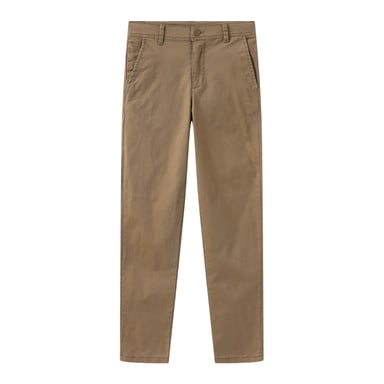 Firetrap Childrens/Kids Chino Straight Trousers (Khaki Green)