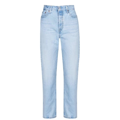 Levis Womens/Ladies 501 Straight Leg Ankle Grazer Jeans (Ojai Luxor)
