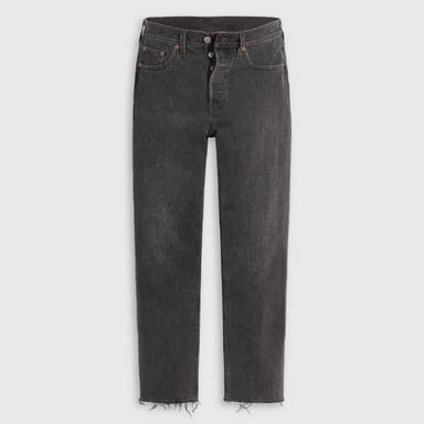 Levis Womens/Ladies 501 Straight Leg Ankle Grazer Jeans (Off My Cloud)