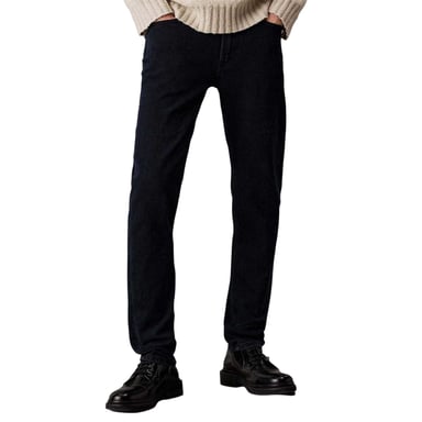 Calvin Klein Mens Recycled Cotton Tapered Jeans (Denim)