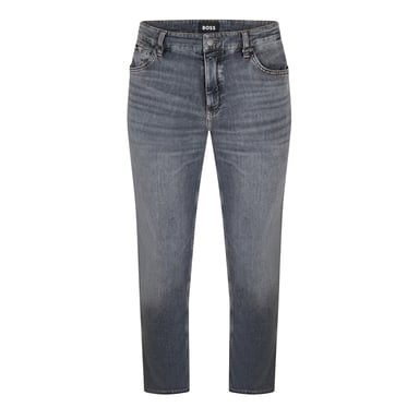 Boss Mens Maine Denim Mid Rise Slim Jeans (Dark Grey)