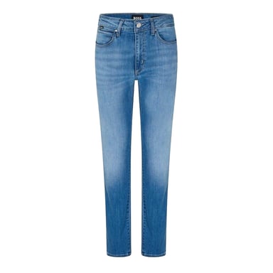 Boss Mens Denim High Rise Slim Jeans (Blue)