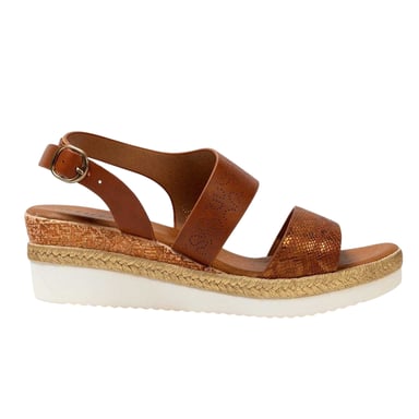 Firetrap Womens/Ladies Ella Wedge Sandals (Brown)