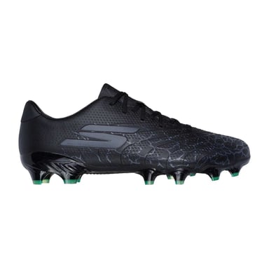 Skechers Unisex Adult SKX 1.5 Cracked Firm Ground Football Boots (Black/Silver)