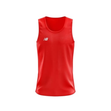 New Balance Top met ronde hals voor kinderen (Rood met een hoog risico)