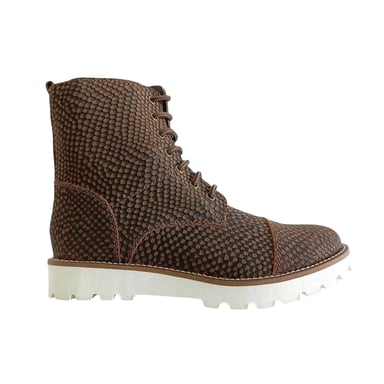 Firetrap Womens/Ladies Lizzy Leather Side Zip Ankle Boots (Brown)