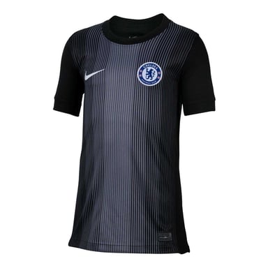 Nike Childrens/Kids Stadium 2025/26 Chelsea FC Goalkeeper Jersey (Black/Grey)