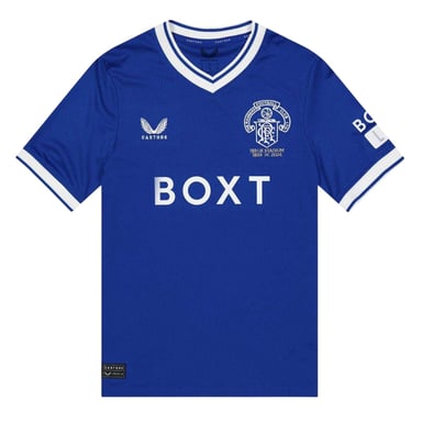 Castore Childrens/Kids 2024 2025 Rangers FC Short-Sleeved T-Shirt (Lapis Blue)