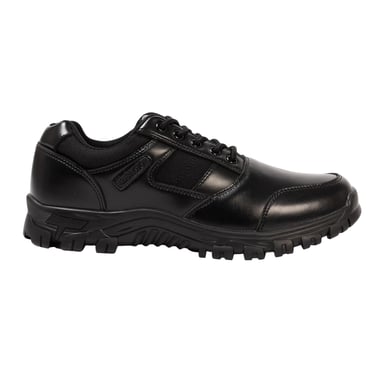 Giorgio Mens Logo Leather Shoes (Black)