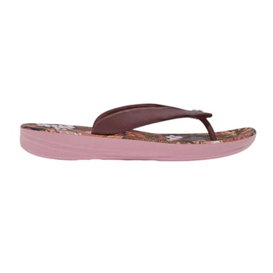 FitFlop Womens/Ladies Jim Thompson Leather Platform Flip Flops (Brown)