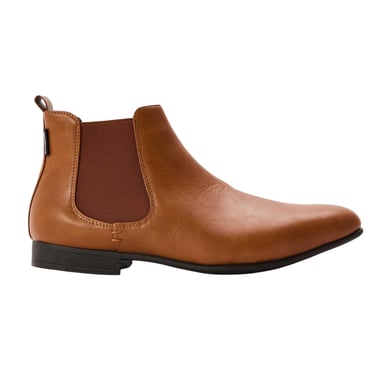 Lambretta Mens Amberley Chelsea Boots (Brown)