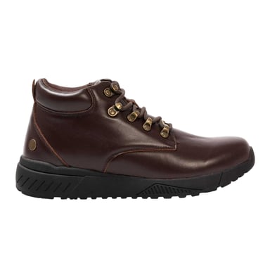 Donnay Mens Leather Chukka Boots (Dark Brown)