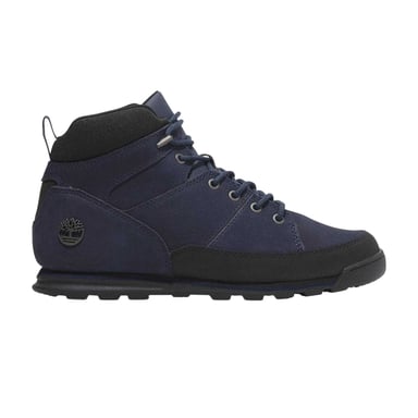 Timberland Mens Euro Rock Leather Mid Cut Boots (Navy)