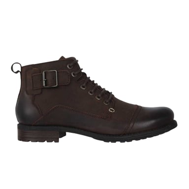 Firetrap Mens Webb Buckle Detail Boots (Brown)