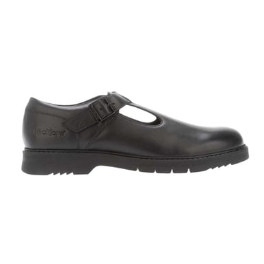 Kickers Womens/Ladies Finley Leather T-Bar Formal Shoes (Black)