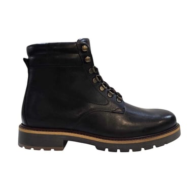 Firetrap Mens Portal Leather Hiking Boots (Dark Brown)
