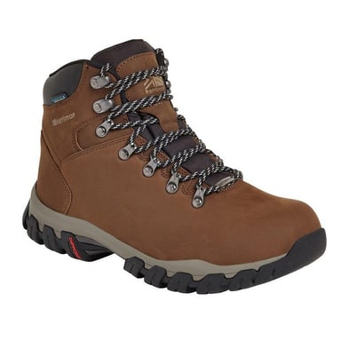 Karrimor Mens Mendip 3 Leather Hiking Boots (Dark Brown)