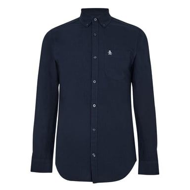 Original Penguin Mens Oxford Cotton Button-Down Shirt (Yale Blue)