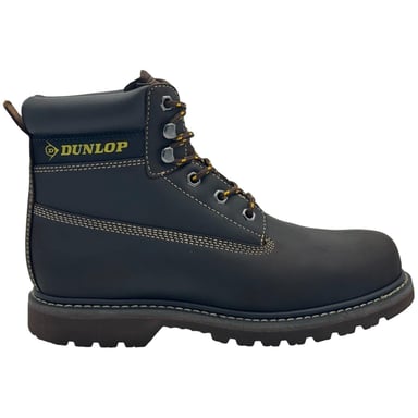 Dunlop Mens Nevada Leather Steel Toe Cap Safety Boots (Brown)