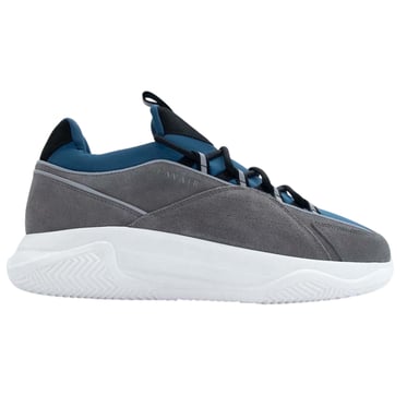 Lavair Mens Creator 2.0 Logo Leather Trainers (Navy)