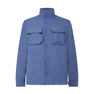 Nicce Mens Statlo Nylon Overshirt (Blue)