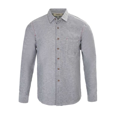 Firetrap Mens Plain Cotton Blend Shirt (Grey)